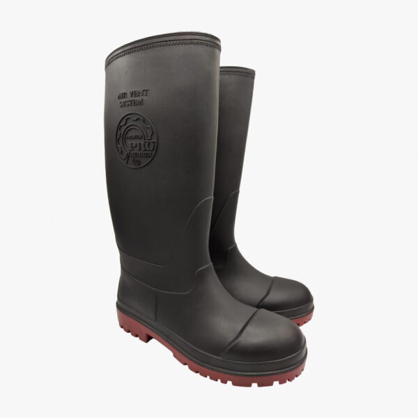 BOTA PRO RUBBER INDUST. NEGRA/ROJA